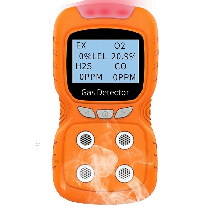 PLT840 4 In 1 Gas Detector CO H2S O2 Monitor Analy..